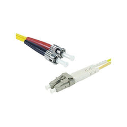 Connect 392332 câble de fibre optique 3 m 2x ST 2x LC OS2 Jaune