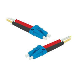 Connect 392351 câble de fibre optique 2 m 2x LC OS2 Jaune