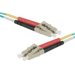 EXC 392728 câble de fibre optique 20 m LC OM3 Bleu