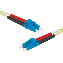 CUC Exertis Connect 392846 câble de fibre optique 10 m LC OS2 Jaune