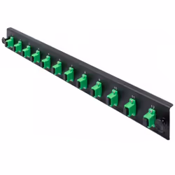 Dexlan 395422, Montage de rack, 1U, Fibre, SC APC SM Simplex, Noir, Vert