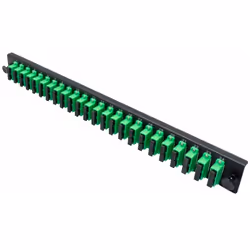 Dexlan 395425, Montage de rack, 1U, Fibre, SC APC SM Duplex, Noir, Vert
