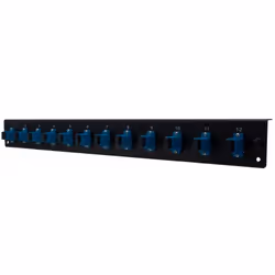 Dexlan 395426, Montage de rack, 1U, Fibre, SC UPC SM Simplex, Noir, Bleu