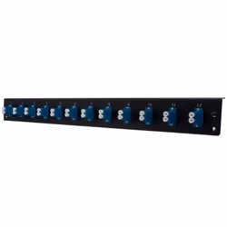 Dexlan 395436, Montage de rack, 1U, Fibre, LC UPC SM Duplex, Noir