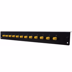 Dexlan 395440, Montage de rack, 1U, Fibre, ST SM, Noir