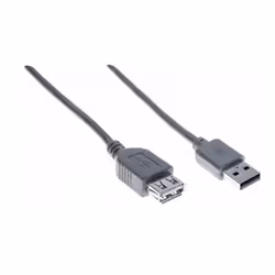 Hypertec 532411-HY, 0,6 m, USB A, USB A, USB 2.0, 480 Mbit/s, Noir