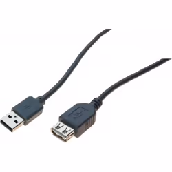 EXC 532415 câble USB 5 m USB 2.0 USB A 2 x USB A Gris