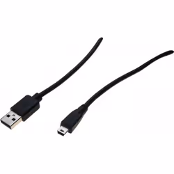 Hypertec 532417-HY, 3 m, USB A, Mini-USB B, USB 2.0, 480 Mbit/s, Noir