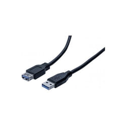 Rallonge éco USB 3.0 type A / A noire - 50Cm