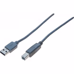 Hypertec 532511-HY, 1 m, USB A, USB B, USB 2.0, 480 Mbit/s, Gris