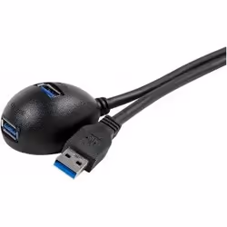 Connect 532800, USB 3.2 Gen 1 (3.1 Gen 1) Type-A, USB 3.2 Gen 1 (3.1 Gen 1) Type-A, Noir, 1,5 m, USB