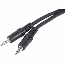 CUC Exertis Connect 580690, 3,5mm, Mâle, 3,5mm, Mâle, 2 m, Noir