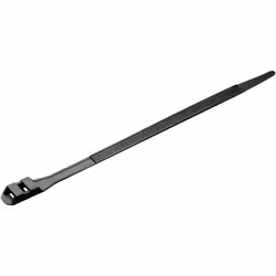 CUC Exertis Connect 620625, Attache-câble à entrée parallèle, Nylon, Noir, 180 mm, 9 mm, 100 pièce(s)