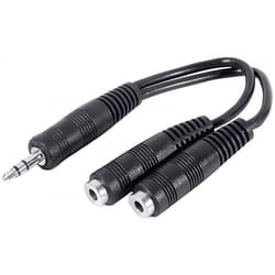 Dexlan 3.5mm câble audio 0,15 m 3,5mm Noir
