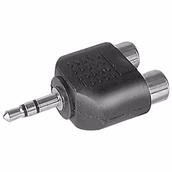 EXC 720140, 3.5-mm Jack, 2 x RCA, Noir