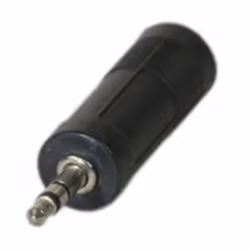 CUC Exertis Connect 720411 changeur de genre de câble 6.35-mm 3.5-mm Noir
