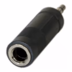 CUC Exertis Connect 720411 changeur de genre de câble 6.35-mm 3.5-mm Noir