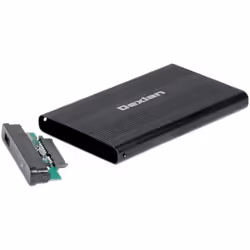 Dexlan 738308 Boîtier de disques de stockage Boîtier disque dur/SSD Noir 2.5" - Vue supplémentaire 2