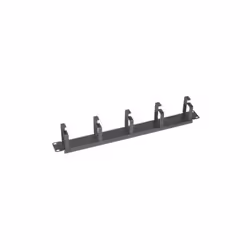 EXC 754530, Panneau de gestion de câbles, Noir, 1U, 48,3 cm (19")