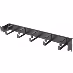 CUC Exertis Connect 754532, Panneau de gestion de câbles, Noir, 1U, 48,3 cm (19"), 1 pièce(s)