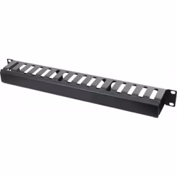 EXC 754534, Panneau de gestion de câbles, Noir, 1U, 48,3 cm (19")