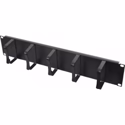 Dexlan 754536, Panneau de gestion de câbles, Noir, Métal, 2U, 48,3 cm (19"), 1 pièce(s)