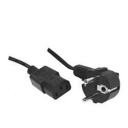 Dexlan TC006NC Noir 0,6 m Prise d'alimentation type F Coupleur C13