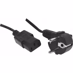 EXC 808020, 2,5 m, Prise d'alimentation type F, Coupleur C13