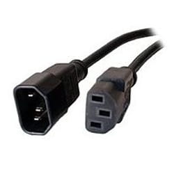 Dexlan 808040 câble électrique Noir 1,8 m Coupleur C14 Coupleur C13