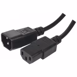 CUC Exertis Connect 808050 câble électrique Noir 5 m Coupleur C13 Coupleur C14