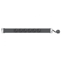 CUC Exertis Connect 808893 multiprise 2,35 m 6 sortie(s) CA Intérieure Noir