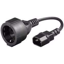 LOGON TC24NC, 0,23 m, Coupleur C14, CEE7/4, H05VV-F