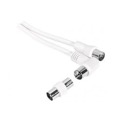 EXC 830000 câble coaxial 3C-2V 1,5 m 9,5 mm Blanc