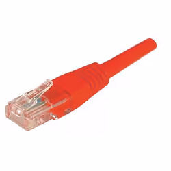 EXC Patch RJ45 cat.5e U/UTP Red 10m, 10 m, Cat5e, U/UTP (UTP), RJ-45, RJ-45