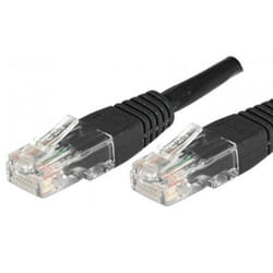 EXC 853954 câble de réseau Noir 2 m Cat5e U/UTP (UTP)