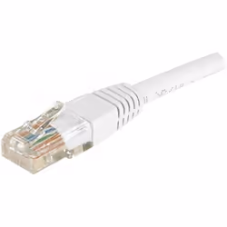 EXC Patch RJ45 cat.5e U/UTP White 20m, 20 m, Cat5e, U/UTP (UTP), RJ-45, RJ-45