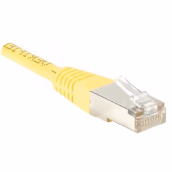 Dexlan RJ-45 Cat5e M/M 10m câble de réseau Jaune F/UTP (FTP)