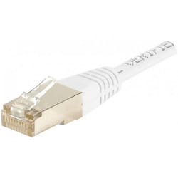 EXC 854154 câble de réseau Blanc 1 m Cat5e F/UTP (FTP)