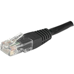 Dexlan UTP Cat6 1m câble de réseau Noir U/UTP (UTP)