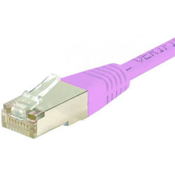 EXC 854485 câble de réseau Rose 10 m Cat6 S/FTP (S-STP)