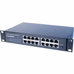 Dexlan 891016 commutateur réseau Non-géré L2 Gigabit Ethernet (10/100/1000) 1U Noir - Vue supplémentaire 6