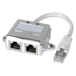 CUC Exertis Connect 901852 séparateur voix-données Argent, Blanc