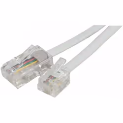 CUC Exertis Connect 911746, 7 m, RJ-11, RJ-45, Blanc, Blanc