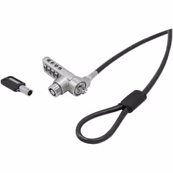 Dacomex 915025, 2 m, Kensington, Code, Clé ronde, Acier, Noir, Acier