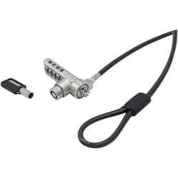 Dacomex 915025 câble antivol Noir, Acier 2 m