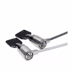 Dacomex Double Anti-Theft Lock f/ Laptop, 2,25 m