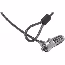 Hypertec 915040-HY, 2 m, Verrouillage à combinaison, Métal, Noir