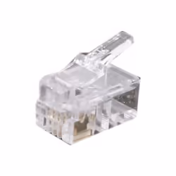 EXC 920441, RJ9, Transparent, Mâle/Femelle, Droit, Plastique