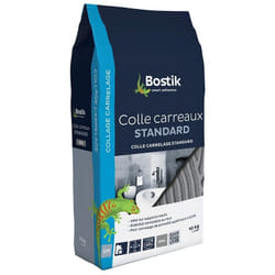 Colle carrelage standard sols et murs, coloris gris, 10 kg Bostik