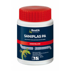 Bostik - Colle pvc saniplas pa - Blanc 0,25 l